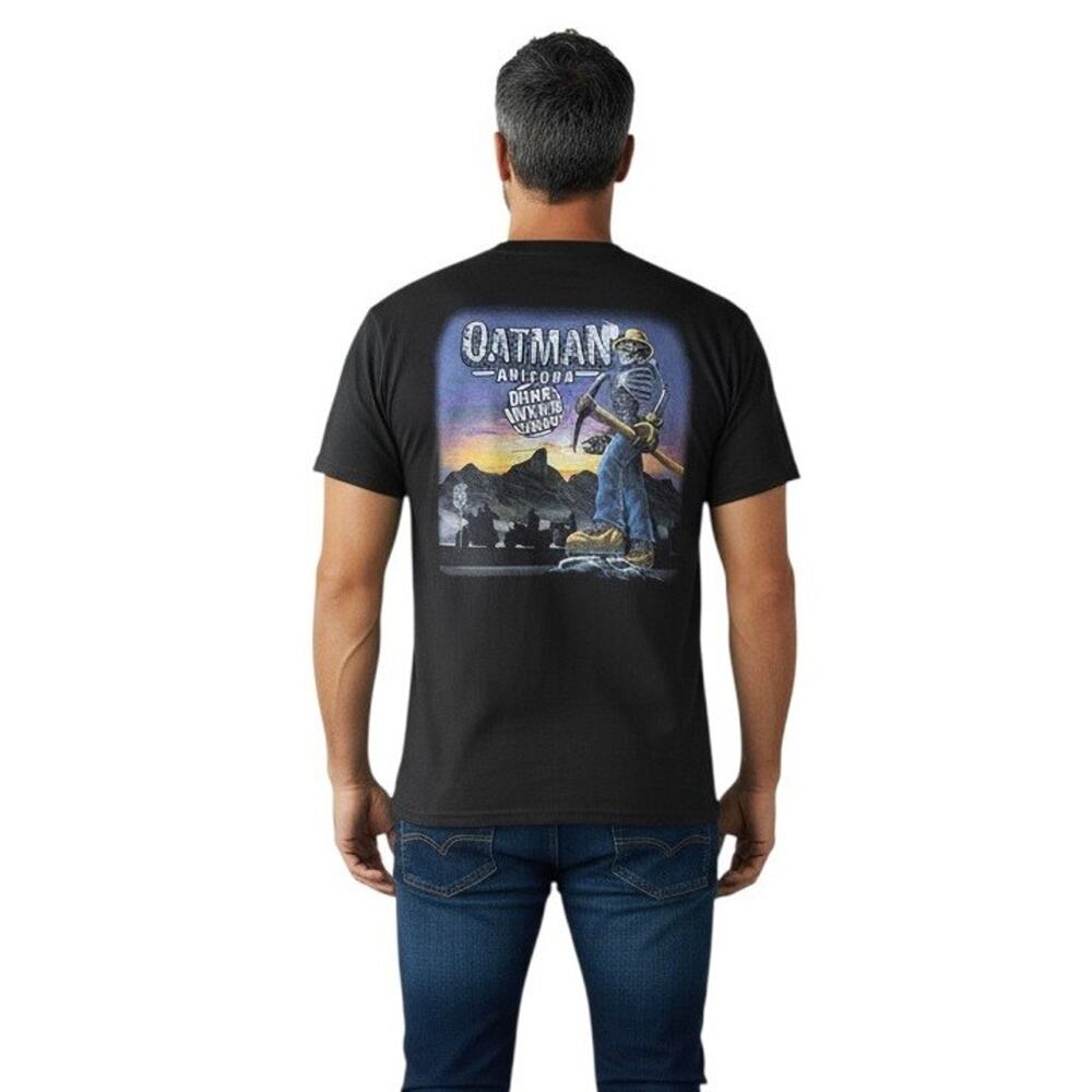 Oatman Arizona Bike Week 2014 Men's Graphic T Shirt Size L
